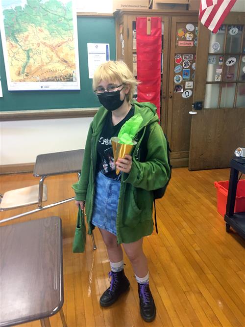 German student with Schultüten